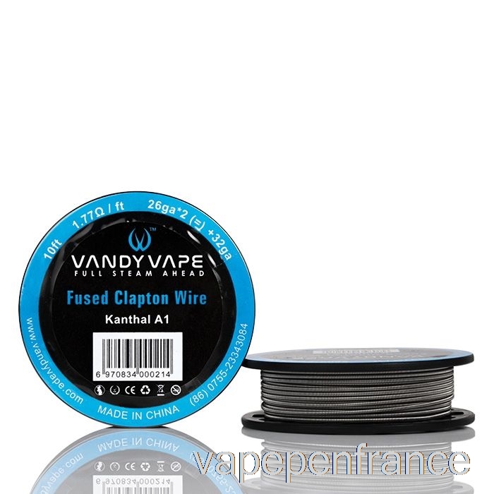 Bobines De Fil Spécialisé Vandy Vape Ka1 Clapton Fusionné - 26ga*2(=)+32ga - 10ft - Stylo Vape 1,77ohm